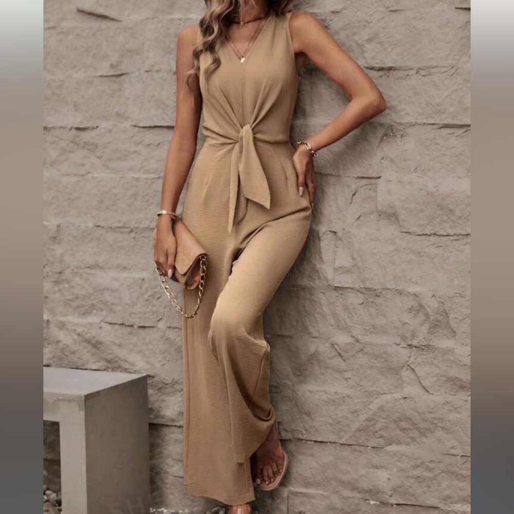 Flare pants jumpsuit